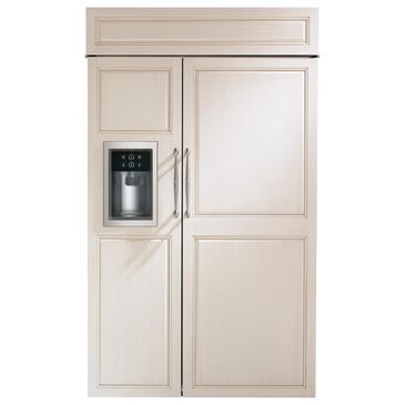 Monogram 36" Smart Built-In Side by Side Refrigerator with Dispenser - Panels Sold Separately, , large