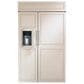 Monogram 42" Smart Built-In Side by Side Refrigerator with Dispenser - Panels Sold Separately, , large