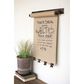Kalalou 22" x 3.5" Hanging Note Roll in Brown, , large