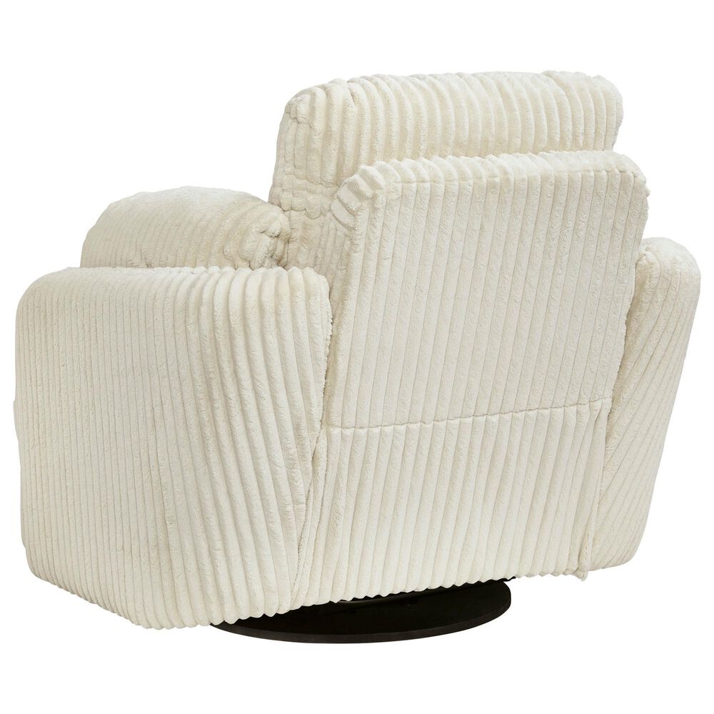 Ashley Tie-Breaker Manual Swivel Glider Recliner in Ivory, , large