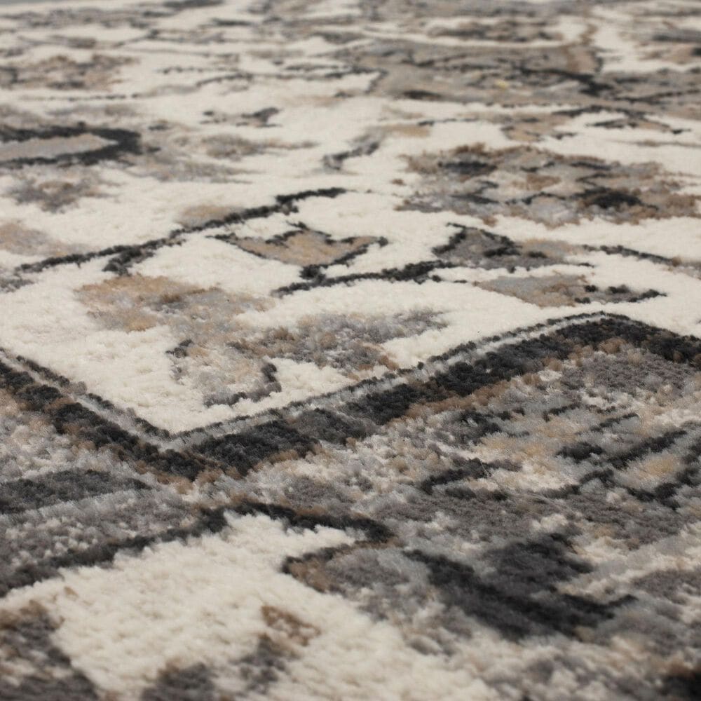 Karastan Cleo R1076 5&#39; 3&quot; X 8&#39; Light Grey Area Rug, , large