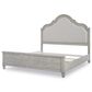 Legacy Classic Belhaven 4-Piece King Upholstered Panel Bedroom Set in Weathered Plank, , large