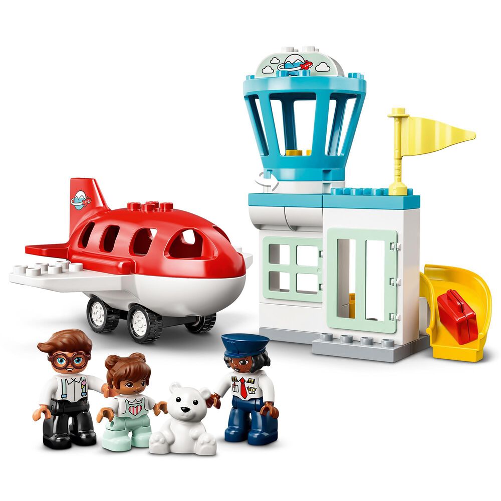 LEGO Duplo Town Airplane and Airport, , large