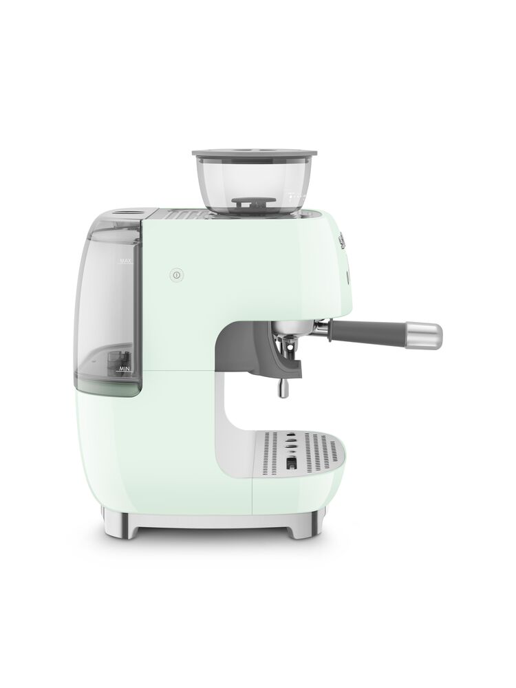 SMEG Smeg Espresso Coffee Machine with Grinder, Pastel Green, , large