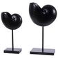 Safavieh Debra Snail Table Decor in Black (Set of 2), , large