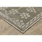 Oriental Weavers Intrigue INT01 3"10" x 5"5" Grey Area Rug, , large