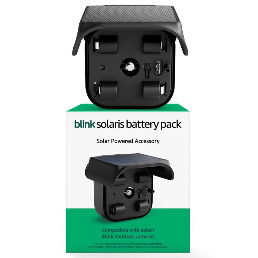 Blink Solar Battery Pack in Black, , large