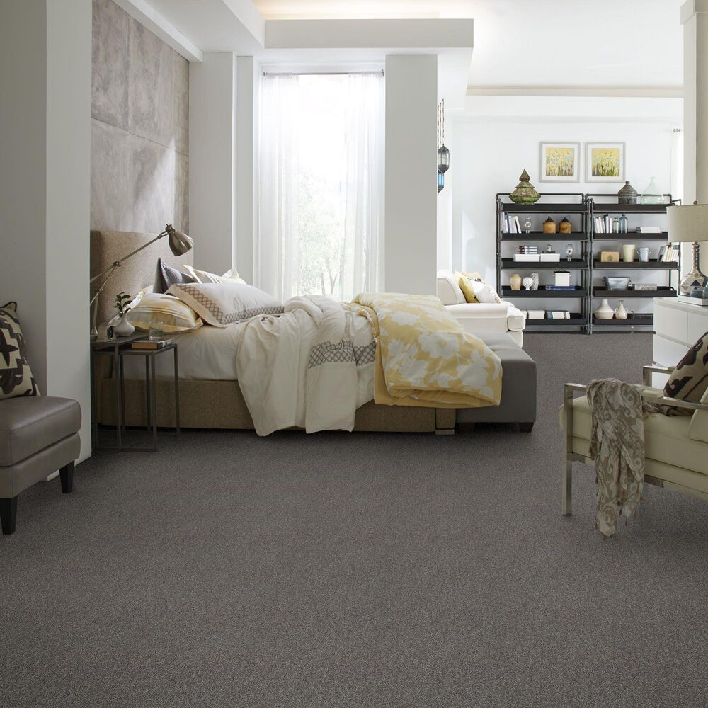 Shaw Cabana Bay Solid Carpet in Tree Bark, , large