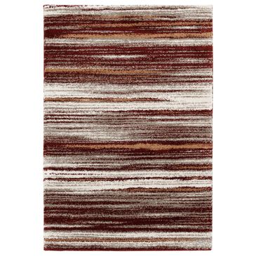 Central Oriental Tulsa Dunkerton 5" x 7"3" Dark Rust and Multicolor Area Rug, , large
