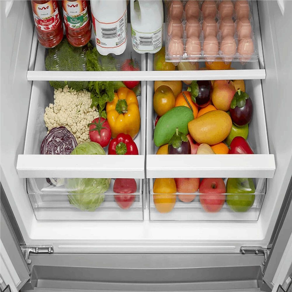 Midea 18.4 Cu. Ft. French Door Refrigerator in Stainless Steel, , large
