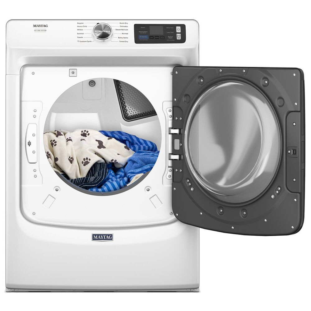 Maytag Maytag 5 Cu. Ft. Capacity Front Load Washer and Maytag 7.3 Cu. Ft. Capacity Front Load Electric Dryer in White, , large