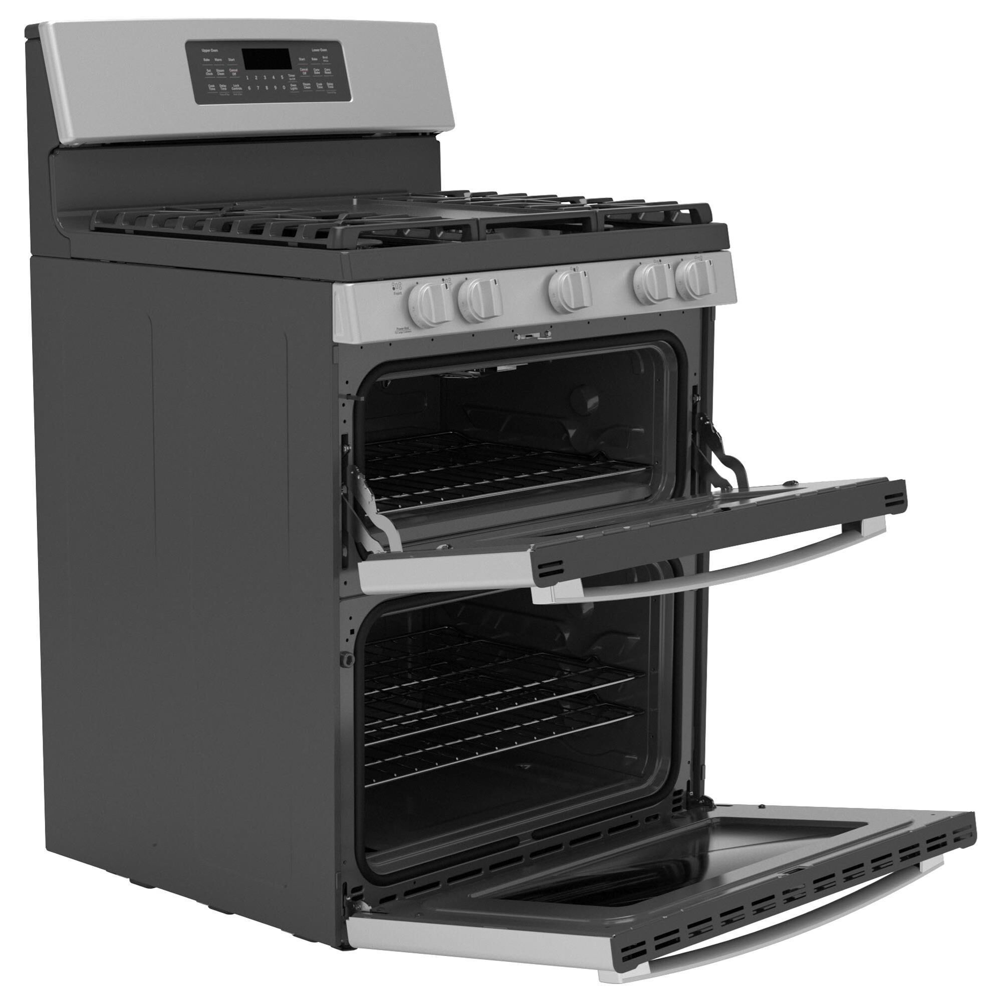 Ge double oven range deals
