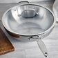 Green Pan Valencia Pro 12" Uncoated Wok with Lid and Helper Handle in Stainless Steel, , large