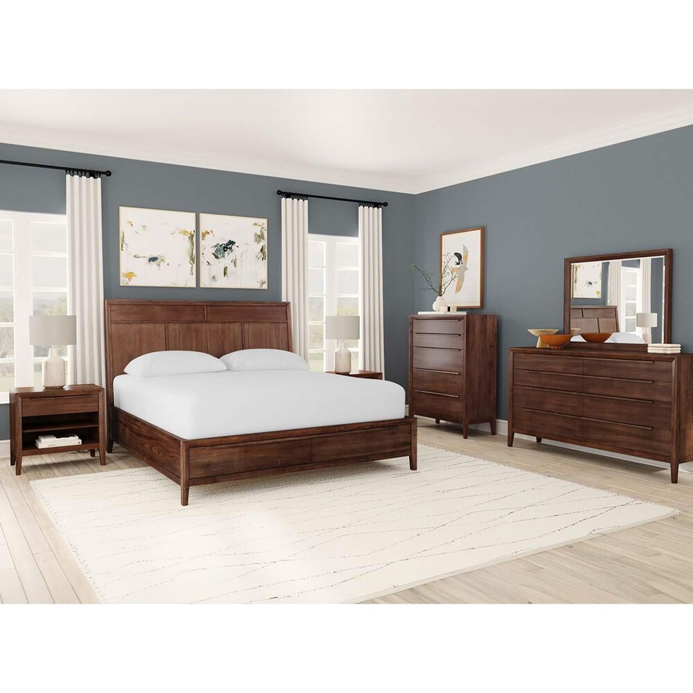 A-America Ralston Queen Storage Bed in Dark Amber, , large