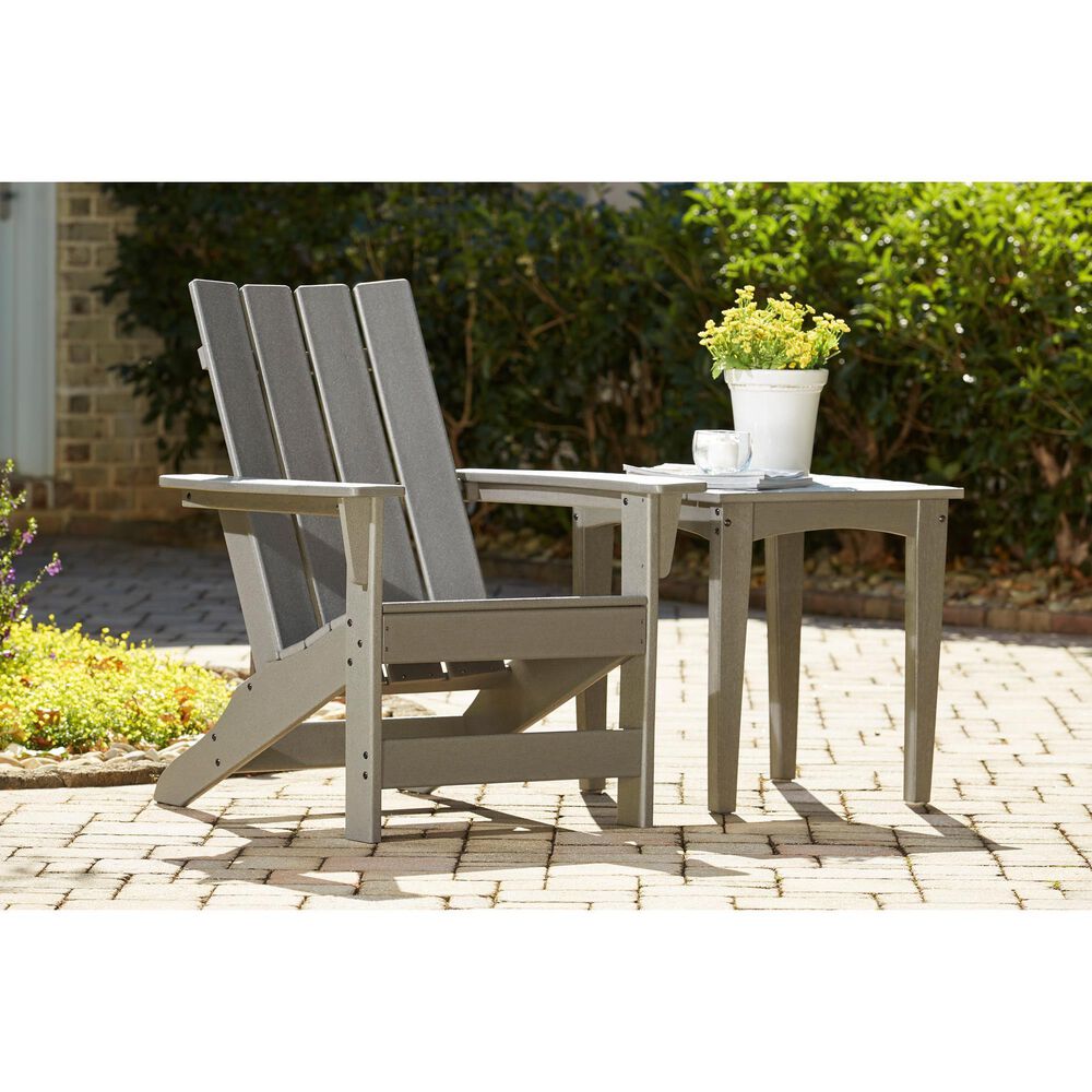 Ashley Visola Adirondack Chair in Gray, , large