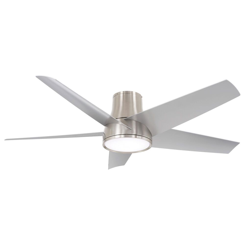 Minka-Aire Chubby II 58" Smart Indoor/Outdoor Ceiling Fan in Brushed Nickel Wet, , large