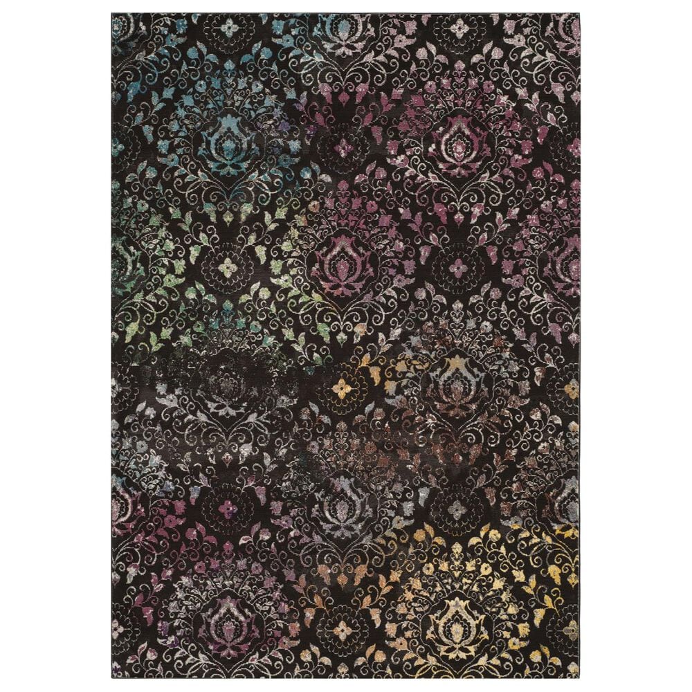Safavieh Aria 5"1" x 7"6" Brown and Multicolor Area Rug, , large