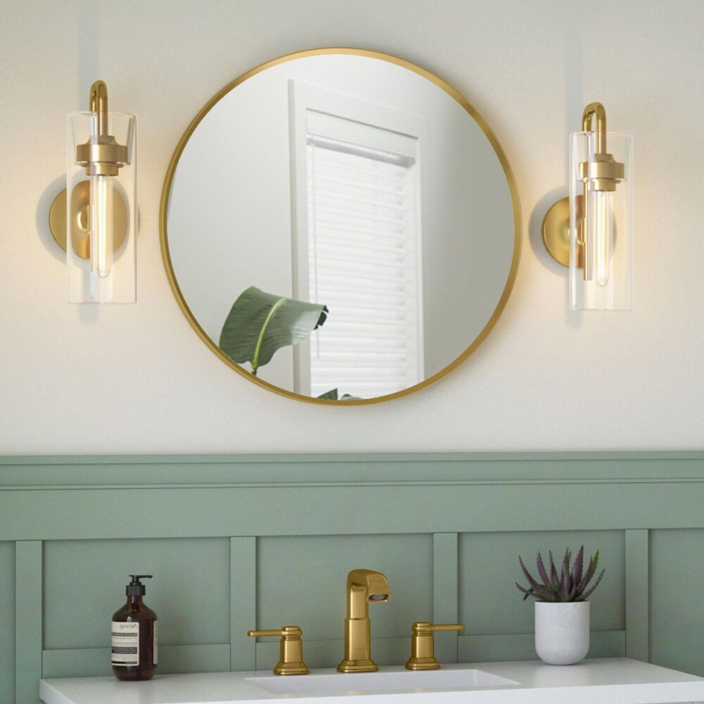 Kohler Essential 22" Round Mirror in Moderne Brushed Gold, , large
