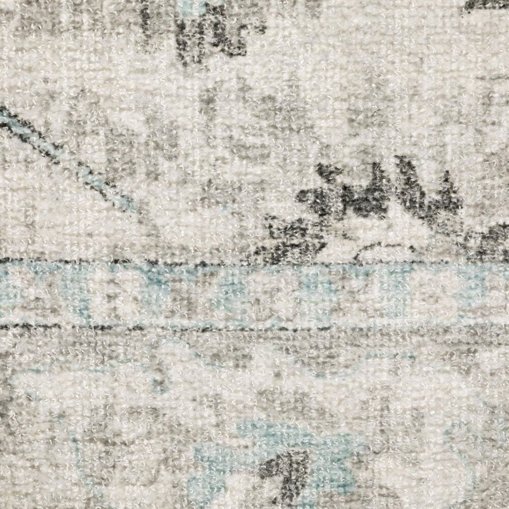 Oriental Weavers Windham WIN04 Ivory and Blue 6&#39; x 9&#39; Area Rug, , large