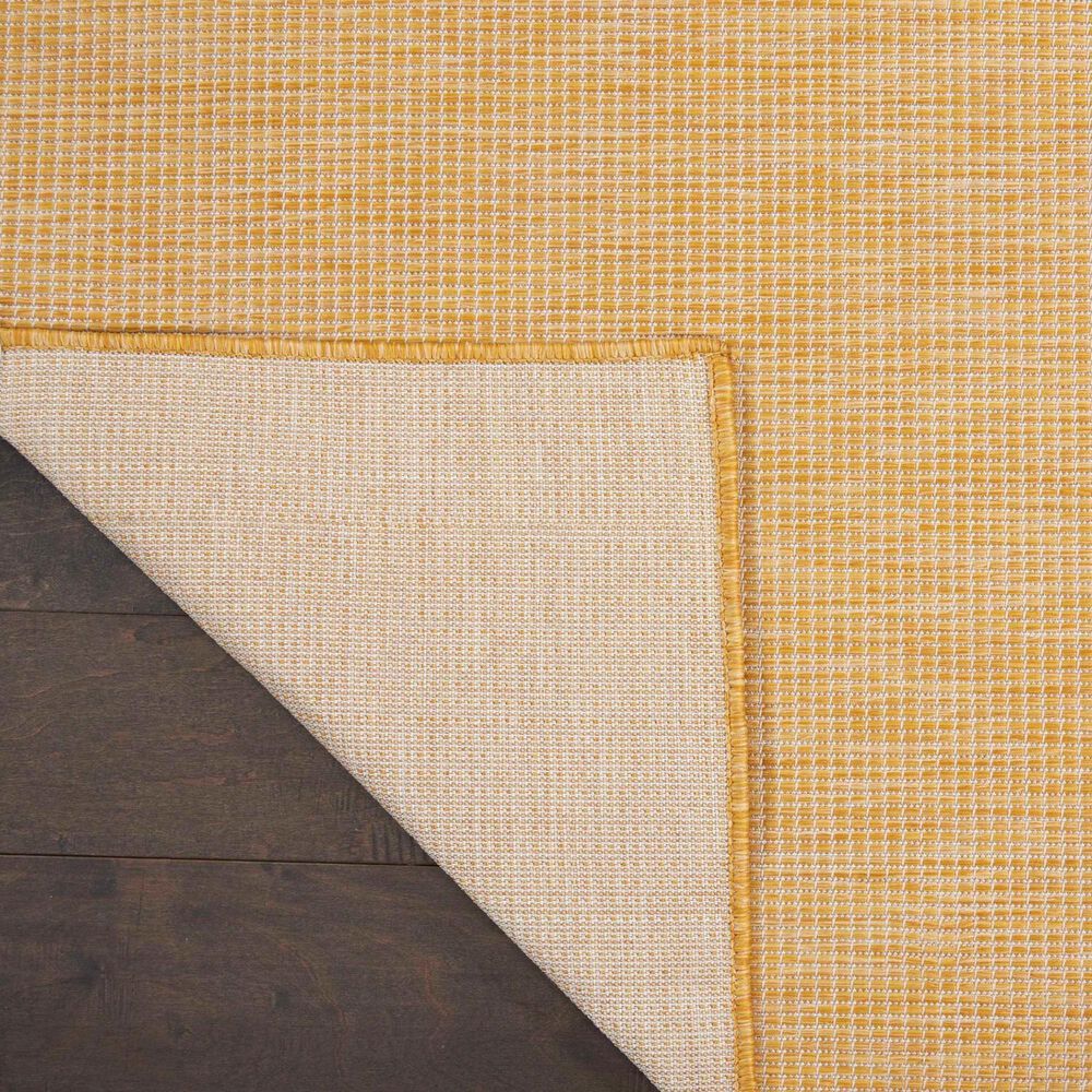 Nourison Positano 7&#39; x 10&#39; Yellow Indoor/Outdoor Area Rug, , large