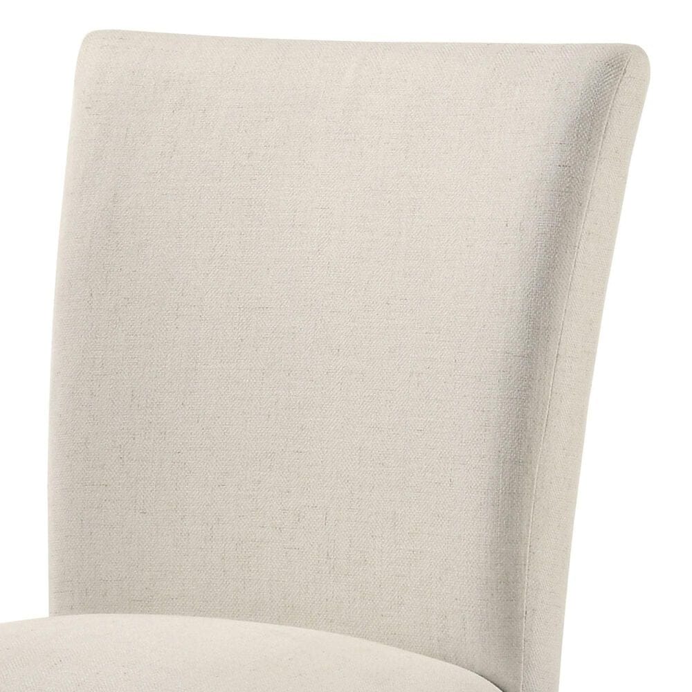 Coaster Cantley Dining Side Chair with Beige Cushion in Rich Brown, , large