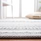 Safavieh Montauk MTK215F 5" x 8" Grey and Ivory Area Rug, , large