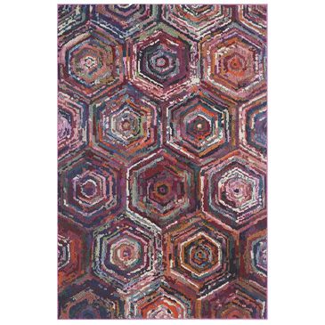 Safavieh Monaco MNC224D-5 5"1" x 7"7" Pink/Multi Area Rug, , large