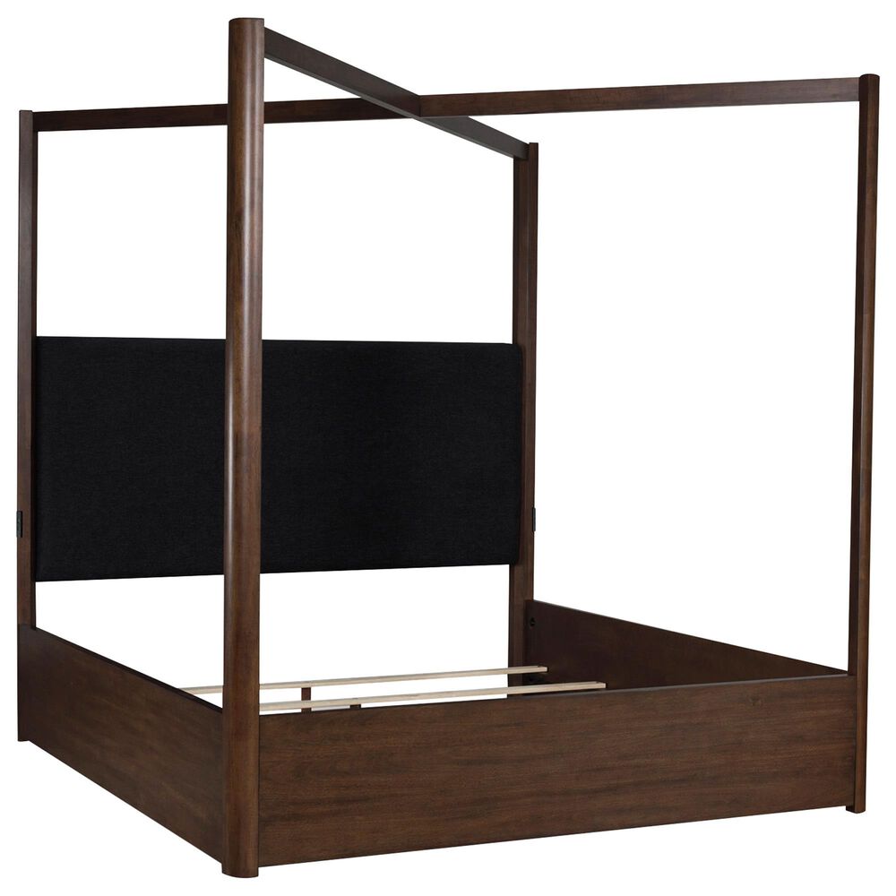 Millenium Dilenno California King Canopy Panel Bed in Dark Brown, , large