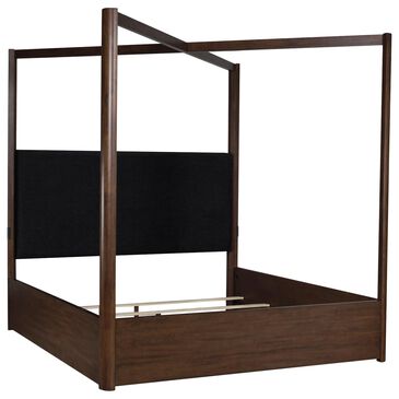 Millenium Dilenno California King Canopy Panel Bed in Dark Brown, , large