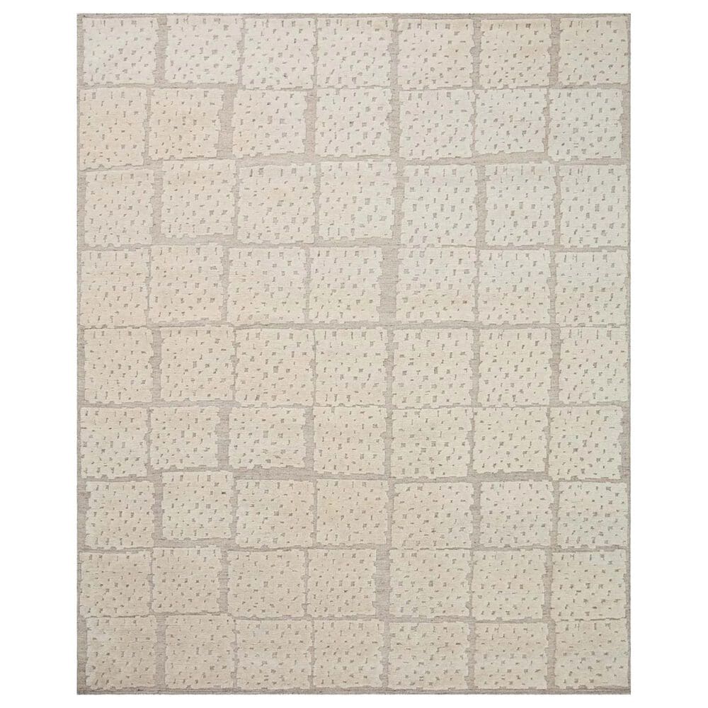 Loloi Moore 4" x 6" Pebble and Ivory Area Rug, , large