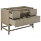James Martin Vanities Emmeline 48" Single Vanity in Pebble Oak with 3 cm Eternal Marfil Quartz Top, , large