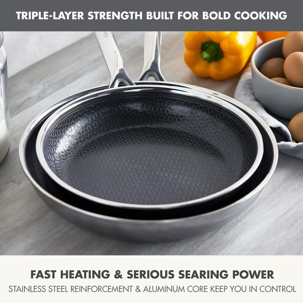 Green Pan Spectra 2-Piece Open Frypan Set in Stainless Steel, , large