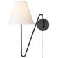 Golden Lighting Kennedy 1-Light Wall Sconce in Natural Black, , large