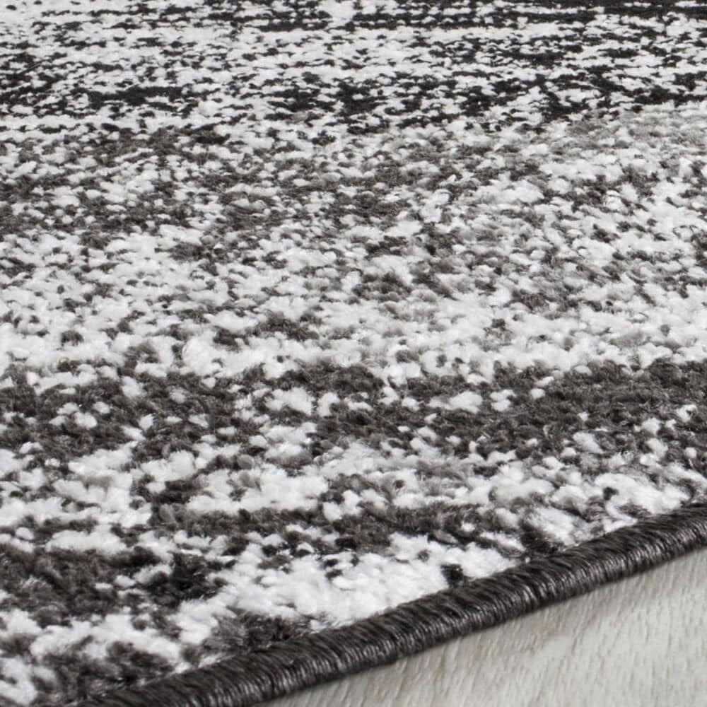 Safavieh Adirondack ADR112A 6&#39; Round Silver and Black Area Rug, , large