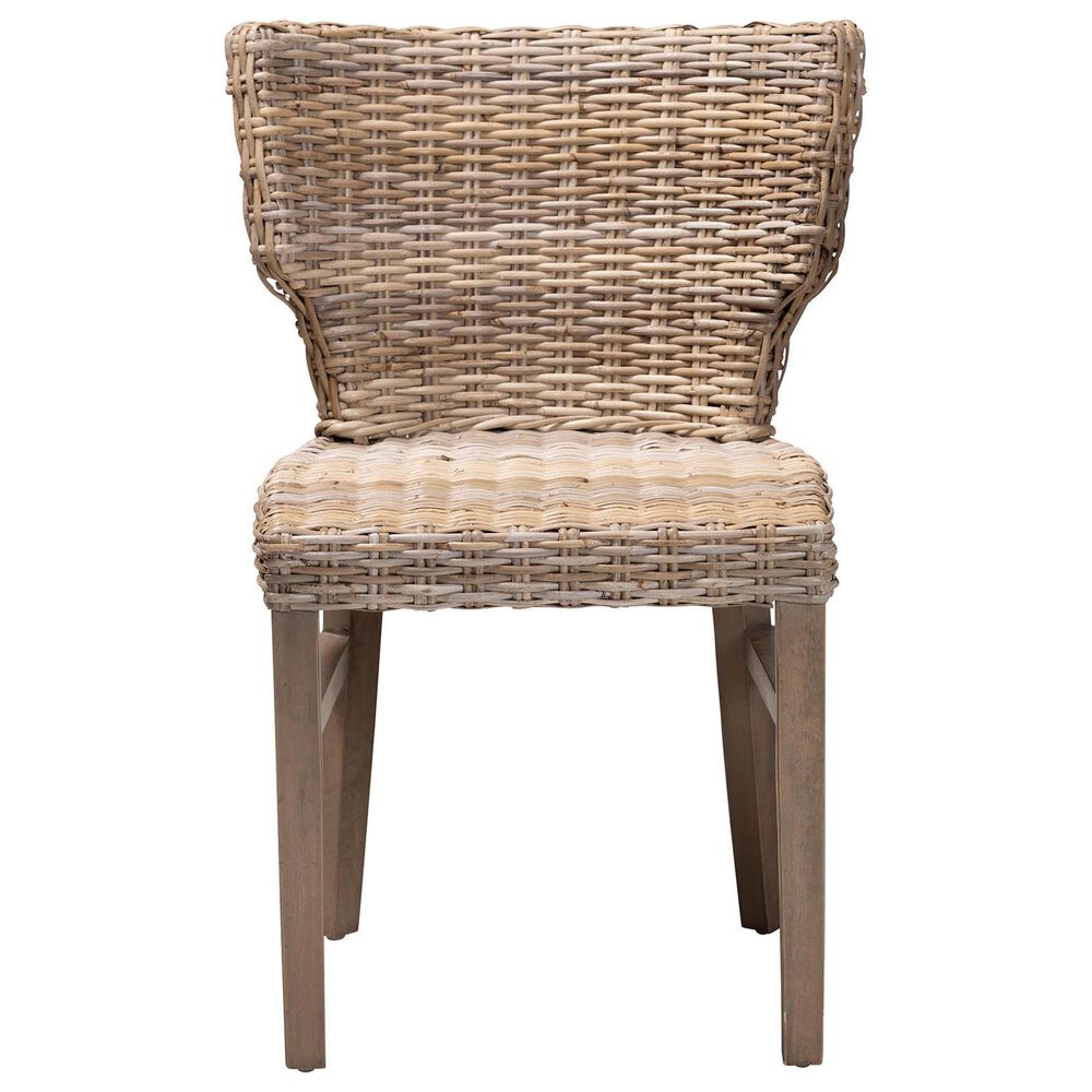 Baxton Studio Enver Side Chair in Natural Brown, , large