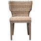 Baxton Studio Enver Side Chair in Natural Brown, , large