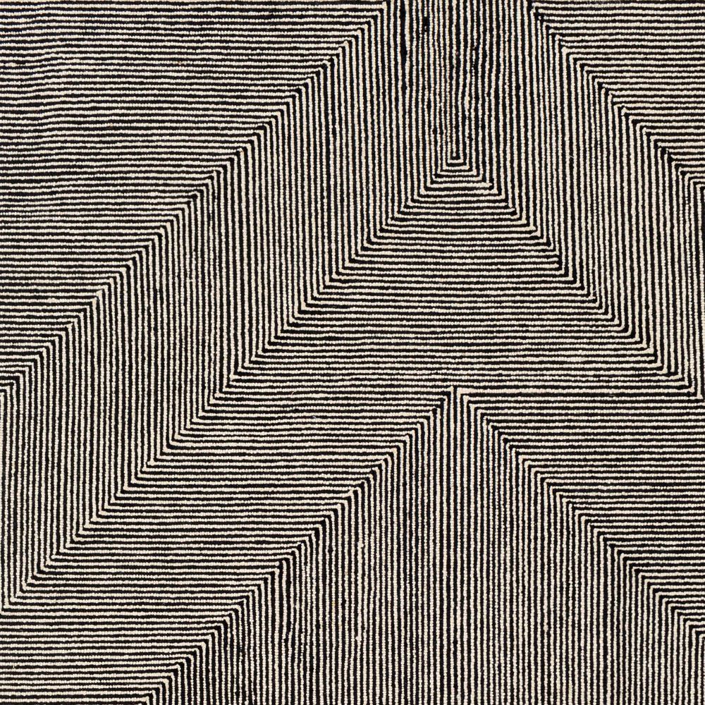 Surya Maroc 2&#39; x 3&#39; Beige and Black Area Rug, , large