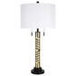 Classy Art Wholesalers Twist Elegance Table Lamp in Gold and Black, , large