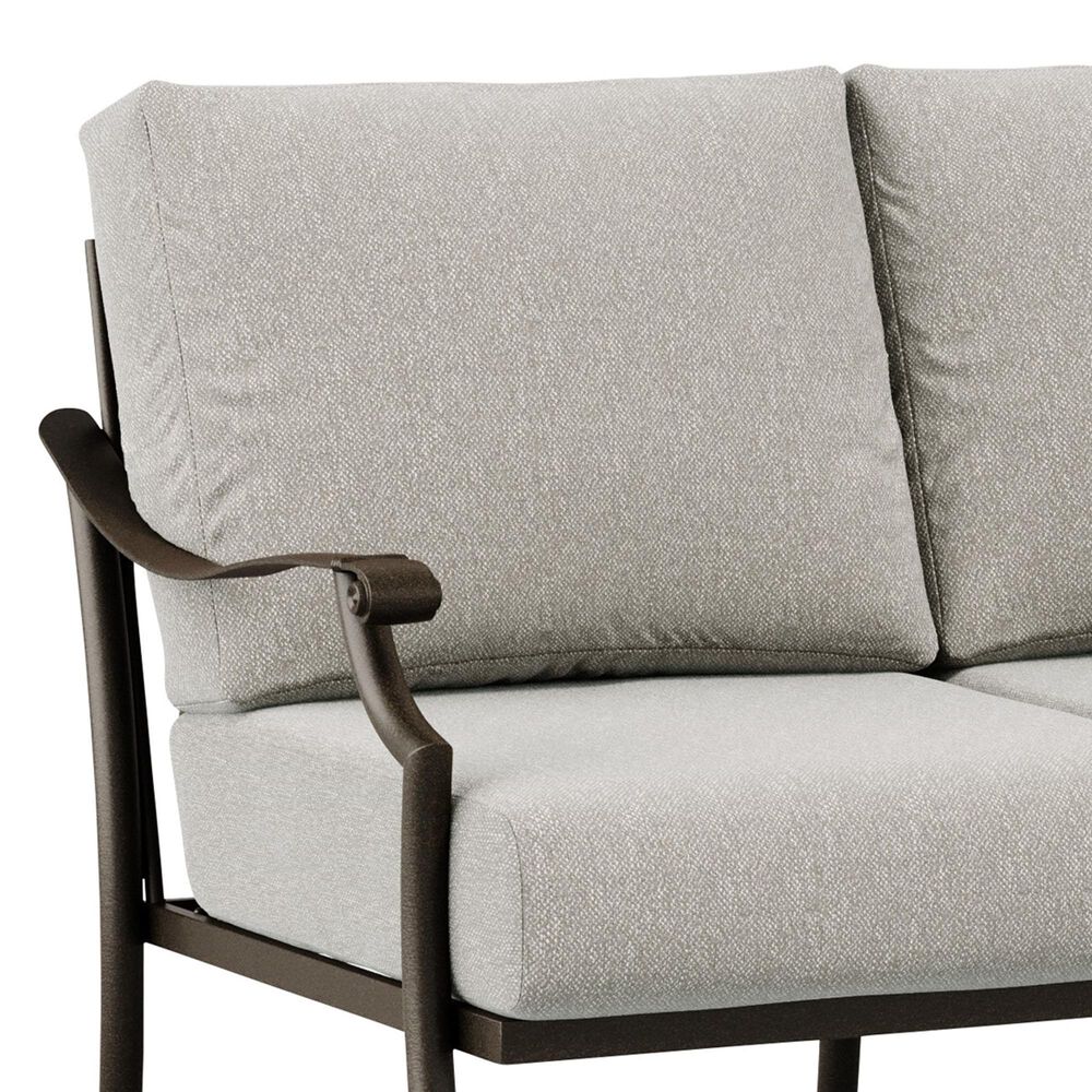 Tropitone Montreux Stationary Patio Loveseat in Blue Point Flax, , large