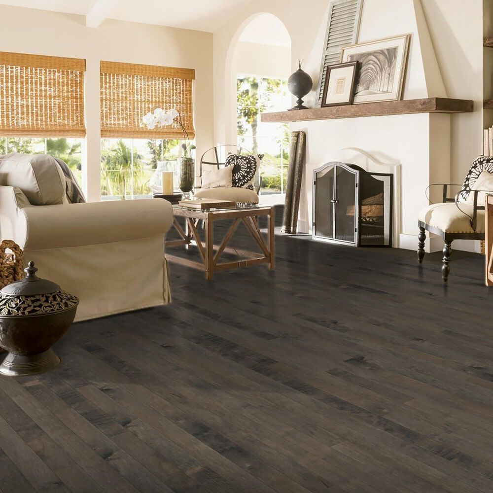 Hartco Prime Harvest Canyon Gray Medium Gloss Maple 3 1/4&quot; Solid Hardwood, , large
