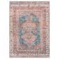 Surya Colin 5"3" x 7"3" Blue, Dusty Coral, Brick Red, Dark Brown and Cream Area Rug, , large