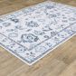 ROW by Oriental Weavers Addison Ivory and Blue 9"10" x 12" Area Rug, , large