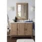 James Martin Vanities Portland 48" Single Bathroom Vanity in Whitewashed Walnut with 3 cm Eternal Jasmine Pearl Quartz Top and Rectangular Sink, , large