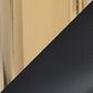 Lumisource Curvo Arm Chair with Black Upholstered in Gold (Set of 2), , large