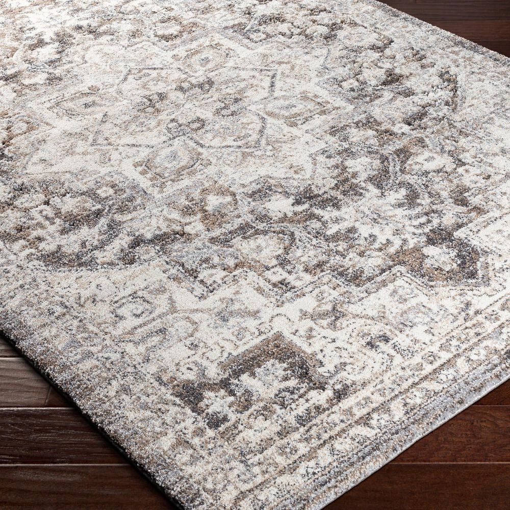 Surya Tuscany TUS-2318 Brown, Charcoal, Light Gray, Light Beige and Cream 12&#39; x 15&#39; Area Rug, , large