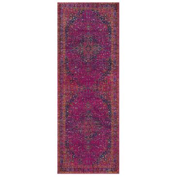 Surya Harput HAP-1008 2"7" x 7"3" Garnet, Orange and Teal Runner, , large