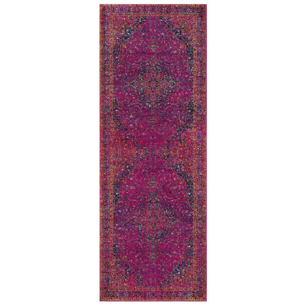 Surya Harput HAP-1008 2"7" x 7"3" Garnet, Orange and Teal Runner, , large