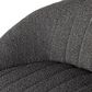 Four Hands Audie Swivel Chair in Knoll Charcoal, , large