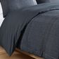 Hampton Park Anders 3-Piece Full/Queen Duvet Set in Charcoal, , large