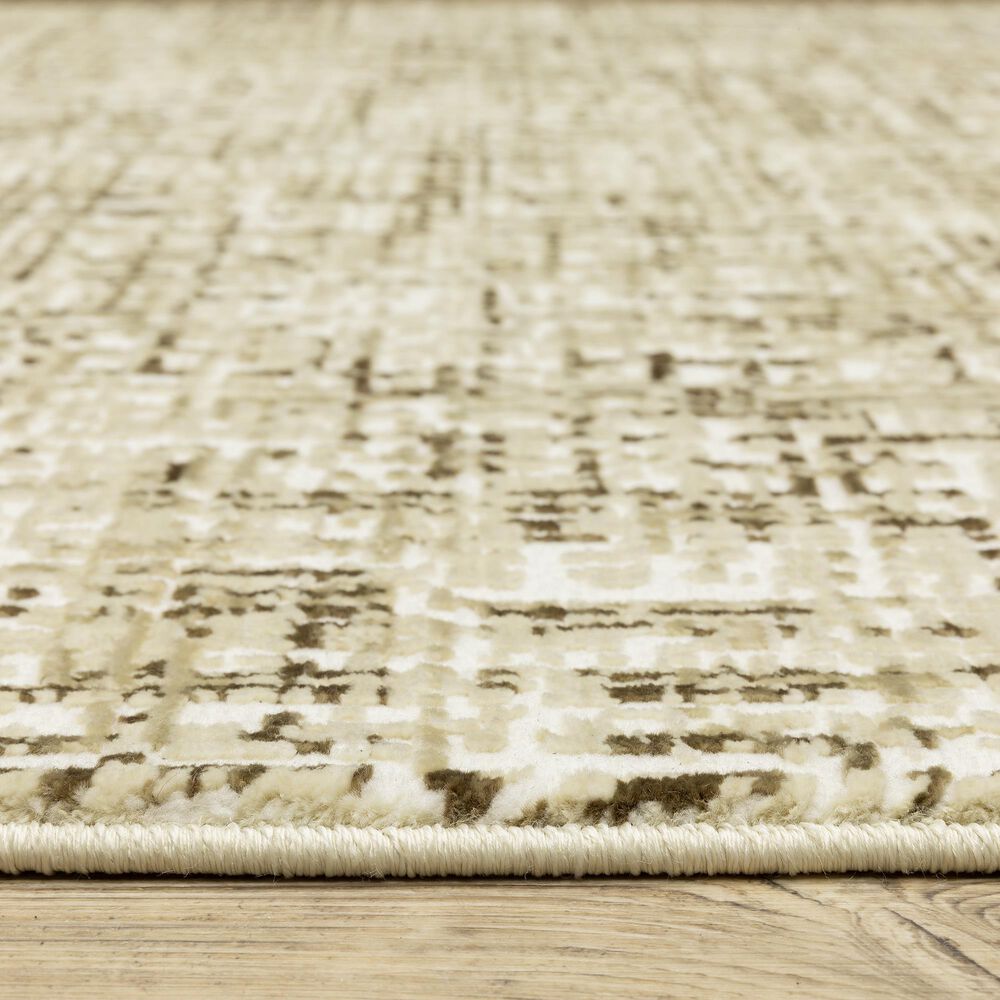 Oriental Weavers Reed 3&#39;3&quot; x 5&#39; Ivory and Brown Area Rug, , large
